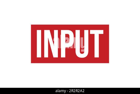 Eingangsvektor Für Gummistempeldichtung Stock Vektor