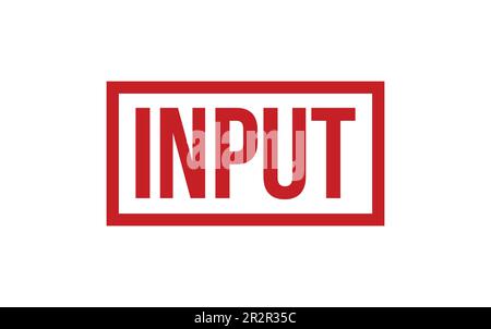 Eingangsvektor Für Gummistempeldichtung Stock Vektor