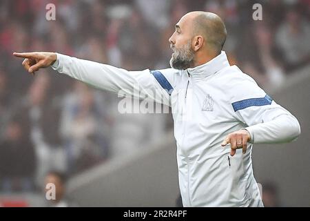 Igor TUDOR von Marseille während des Fußballspiels der französischen Meisterschaft Ligue 1 zwischen LOSC Lille und Olympique de Marseille am 20. Mai 2023 im Stadion Pierre Mauroy in Villeneuve-d'Ascq bei Lille, Frankreich - Foto: Matthieu Mirville/DPPI/LiveMedia Stockfoto