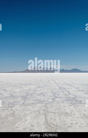 Usa, Utah. Bonneville Salzwasser. Stockfoto