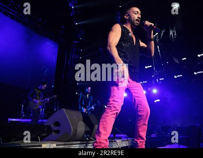 Camila tritt am Samstag, den 20,2023. Mai, in der Uforia Amor A La Musica Show in der FLA Live Arena in Sunrise, Florida auf. Foto: Gary I Rothstein/UPI Stockfoto