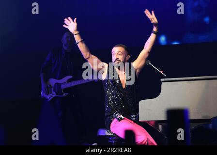 Sunrise, Usa. 20. Mai 2023. Camila tritt am Samstag, den 20. Mai 2023, in der Uforia Amor A La Musica Show in der FLA Live Arena in Sunrise, Florida auf. Foto: Gary i Rothstein/UPI Credit: UPI/Alamy Live News Stockfoto