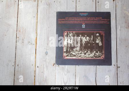 The Eagles zweites Album Desperado mit vielleicht dem einzigen herausragenden Song ♫ Tequila Sunrise ♫ Stockfoto