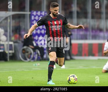 Mailand, Italien. 20. Mai 2023. Mailand Mai 20 2023 Stadio G Meazza Italienische Meisterschaftsserie A Tim 2022/23 AC Mailand - UC Sampdoria auf dem Foto : Olivier Giroud Ph Antonio Saia Kredit: Kines Milano/Alamy Live News Stockfoto