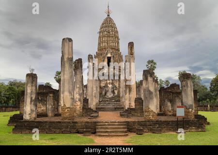 Prang von Wat Phra Si Rattana Mahathat in Si Satchanalai, Thailand. Stockfoto