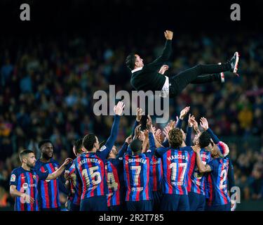 Barcelona, Spanien, 20, Mai 2023. Spanisch La Liga: FC Barcelona gegen Real Sociedad. Kredit: Joan G/Alamy Live News Stockfoto