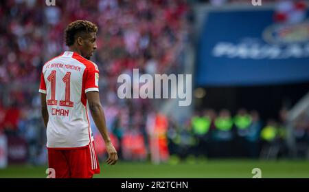 Munic, Deutschland. 20. Mai 2023. Kingsley Coman (München) FC Bayern München - RB Leipzig 20.05.2023 Copyright (nur für journalistische Ziele) von: Stockfoto