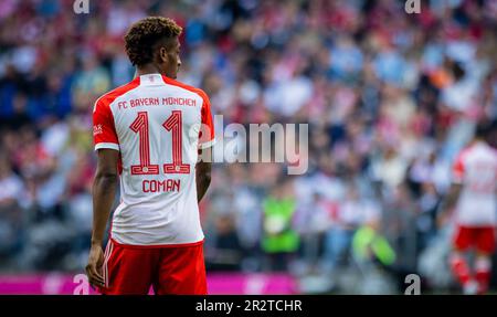 Munic, Deutschland. 20. Mai 2023. Kingsley Coman (München) FC Bayern München - RB Leipzig 20.05.2023 Copyright (nur für journalistische Ziele) von: Stockfoto