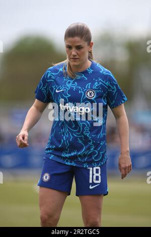 London, Großbritannien. 21. Mai 2023. London, Mai 21. 2023: Maren Mjelde (18 Chelsea) beim Barclays FA Womens Super League-Spiel zwischen Chelsea und Arsenal in Kingsmeadow, London, England. (Pedro Soares/SPP) Kredit: SPP Sport Press Photo. Alamy Live News Stockfoto