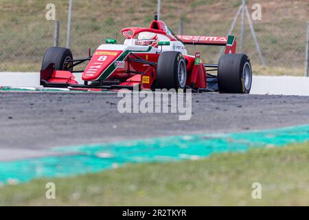 21. Mai 2023; Circuit de Barcelona-Catalunya, Barcelona, Katalonien, Spanien: 6 Stunden Barcelona, Tag 2; Rafael Camara (BRA) fährt die regionale Europameisterschaft der Prema Racing Formula von Alpine Credit: Action Plus Sports Images/Alamy Live News Stockfoto