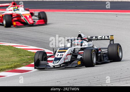 21. Mai 2023; Circuit de Barcelona-Catalunya, Barcelona, Katalonien, Spanien: 6 Stunden Barcelona, Tag 2; Joshua Durksen (PAR) mit der regionalen Europameisterschaft Arden Formula von Alpine Credit: Action Plus Sports Images/Alamy Live News Stockfoto