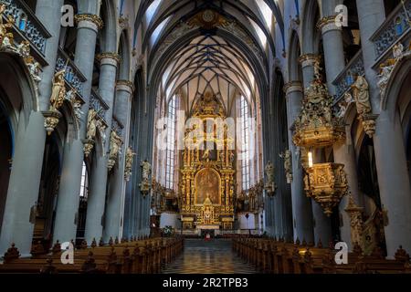 Die frühe barocke Jesuitenkirche St. Mariae Himmelfahrt, Köln, Deutschland. Die fruehbarocke Jesuitenkirche St. Mariae Himmelfahrt, Köln, Deutschland. Stockfoto