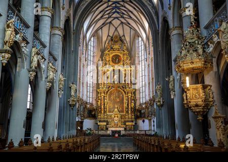 Die frühe barocke Jesuitenkirche St. Mariae Himmelfahrt, Köln, Deutschland. Die fruehbarocke Jesuitenkirche St. Mariae Himmelfahrt, Köln, Deutschland. Stockfoto