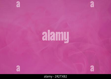 Rosafarbener Texturhintergrund, abstrakter dunkler Rauch wirbelt, verschwommenes weiches Muster für Tapeten. Stockfoto