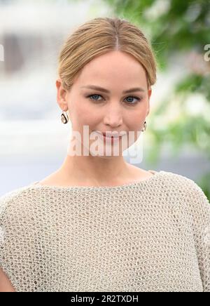 Cannes, Frankreich. 21. Mai 2023. Cannes, Frankreich. 21. Mai 2023 Jennifer Lawrence bei der Fotoaufzeichnung für Brot und Rosen, Teil des Filmfestivals 76. in Cannes, Palais des Festival. Kredit: Doug Peters/Alamy Live News Stockfoto