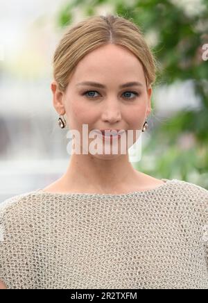 Cannes, Frankreich. 21. Mai 2023. Cannes, Frankreich. 21. Mai 2023 Jennifer Lawrence bei der Fotoaufzeichnung für Brot und Rosen, Teil des Filmfestivals 76. in Cannes, Palais des Festival. Kredit: Doug Peters/Alamy Live News Stockfoto
