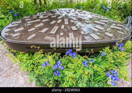 London, Großbritannien. 21. Mai 2023. Horatio's Garden, Sponsor: Project Giving Back Supporting Horatio's Garden, Designer: Charlotte Harris und Hugo Bugg - The 2023 Chelsea Flower Show. Kredit: Guy Bell/Alamy Live News Stockfoto