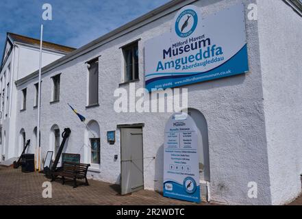 Das Milford Haven Museum am Hafen von Milford, Milford Haven, Pembrokeshire Stockfoto