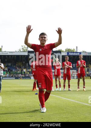 WAALWIJK - Manfred Ugalde vom FC Twente während des niederländischen Premier-League-Spiels zwischen RKC Waalwijk und FC Twente am 21. Mai 2023 im Mandemakers Stadium in Waalwijk, Niederlande. ANP BART STOUTJESDYK Stockfoto