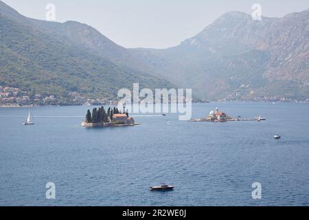 Risan, Montenegro, bekannt für sein Mosaik aus der Römerzeit, das über zweitausend Jahre alt ist Stockfoto