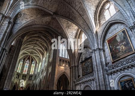 Kathedrale Saint Andre In Der Stadt Bordeaux In Frankreich Stockfoto