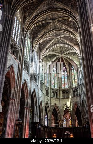 Kathedrale Saint Andre In Der Stadt Bordeaux In Frankreich Stockfoto