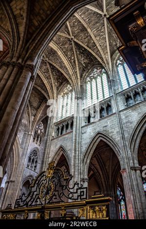 Kathedrale Saint Andre In Der Stadt Bordeaux In Frankreich Stockfoto