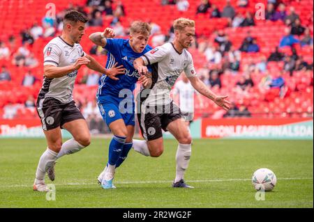 London, Großbritannien. 21. Mai 2023. 21.05.23 Uhr – Finale der Isuzu FA Trophäe – Gateshead gegen FC Halifax Town. Kredit: Thomas Jackson/Alamy Live News Kredit: Thomas Jackson/Alamy Live News Stockfoto