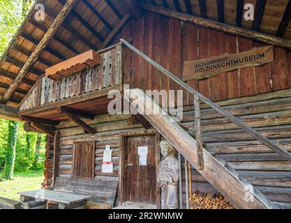 Bad Goisern am Hallstättersee: Holzknechtmuseum in Salzkammergut, Oberösterreich, Oberösterreich, Österreich Stockfoto