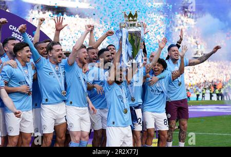 Manchester, Großbritannien. 21. Mai 2023. Während des Premier League-Spiels im Etihad Stadium, Manchester. Das Bild sollte lauten: Andrew Yates/Sportimage Credit: Sportimage Ltd/Alamy Live News Stockfoto