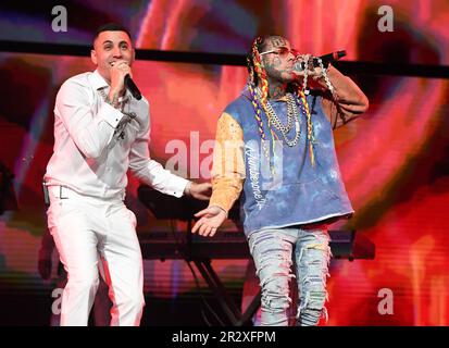 Sunrise FL, USA. 20. Mai 2023. Tekashi69 tritt während des Uforia Amor A La Musica-Konzerts in der FLA Live Arena am 20. Mai 2023 in Sunrise, Florida auf. Guthaben: Mpi04/Medi Punch/Alamy Live News Stockfoto