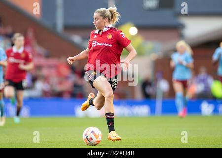 Leigh, Großbritannien. 21. Mai 2023. Alessia Russo #23 von Manchester United während des Barclays FA Women's Super League-Spiels zwischen Manchester United und Manchester City im Leigh Sport Stadium, Leigh, am Sonntag, den 21. Mai 2023. (Foto: Mike Morese | MI News) Guthaben: MI News & Sport /Alamy Live News Stockfoto