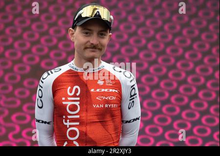 Bergamo, Italien. 21. Mai 2023. Simone Consonni, Team Cofidis während der 15. Etappe - Seregno - Bergamo, Giro d'Italia in Bergamo, Italien, Mai 21 2023 Kredit: Independent Photo Agency/Alamy Live News Stockfoto