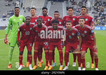 La Plata, Argentinien, 21. Mai 2023, Kolumbien ein Spiel der ersten Runde der FIFA U20 der Weltmeisterschaft der Gruppe C im Diego A. Maradona Stadium (Foto: Néstor J. Beremblum) Kredit: Néstor J. Beremblum/Alamy Live News Stockfoto