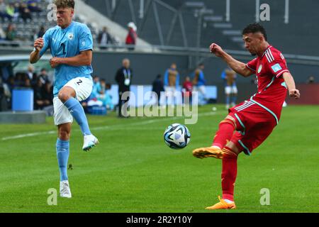 La Plata, Argentinien, 21. Mai 2023, Kolumbien ein Spiel der ersten Runde der FIFA U20 der Weltmeisterschaft der Gruppe C im Diego A. Maradona Stadium (Foto: Néstor J. Beremblum) Kredit: Néstor J. Beremblum/Alamy Live News Stockfoto