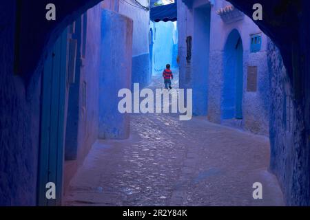 Chefchaouen, Xaouen, Medina, Rif Region, Nordafrika, Marokko Stockfoto