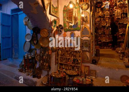 Chefchaouen, Xaouen, Medina, Rif Region, Nordafrika, Marokko Stockfoto