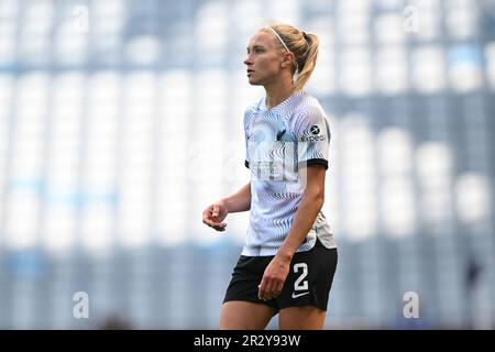 Birmingham, Großbritannien. 21. Mai 2023 Emma Koivisto von Liverpool während des WomenÕs Super League-Spiels zwischen Aston Villa und Liverpool im Villa Park in Birmingham am 21. Mai 2023. Dieses Bild darf nur zu redaktionellen Zwecken verwendet werden. Nur redaktionelle Verwendung. Kredit: Ashley Crowden/Alamy Live News Stockfoto