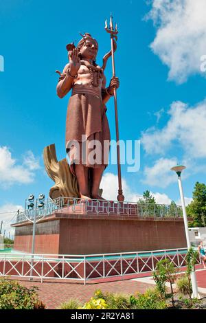 Shiva, Indischer Ozean, Gott von Hindi, der heilige Hindu-See Ganga Talao, Grand Bassin, Mauritius Stockfoto