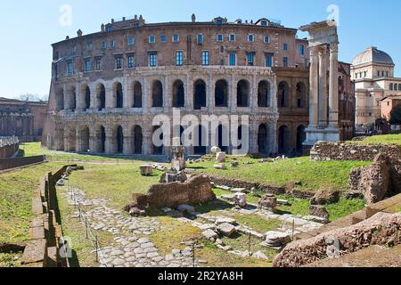Marcellus Theatre, Rom, Latium, Italien Stockfoto