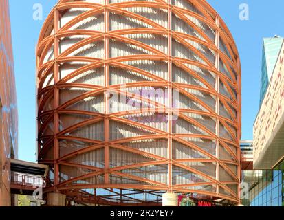 LOS ANGELES - 20. April 2023: Los Angeles ist die größte Stadt Kaliforniens, die zweitbevölkerungsreichste Stadt der USA nach New York City, A. Stockfoto