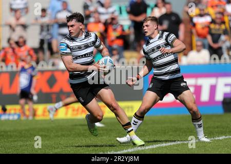 Castleford, Großbritannien. 21. Mai 2023 Tex Hoy vom Hull FC während des sechsten Spiels des Betfred Challenge Cup zwischen Castleford Tigers und Hull Football Club am Sonntag, den 21. Mai 2023 im MEND-A-Hose Jungle in Castleford. (Foto: Mark Fletcher | MI News) Guthaben: MI News & Sport /Alamy Live News Stockfoto