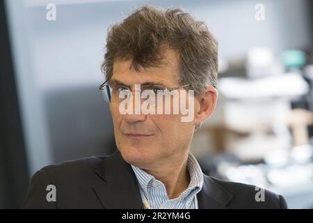 Turin, Italien. 21. Mai 2023. Fabio Gambaro ist Gast der Turin Buchmesse 2023. Kredit: Marco Destefanis/Alamy Live News Stockfoto