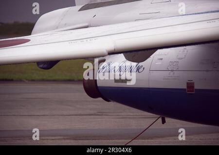 20.-21. Mai 2023 - Blue Impulse, japanischer Akrobatikjet auf dem japanisch-amerikanischen Freundschaftsfestival auf der Yokota Air Base 2023 in Fussa, Tokio, Japan. Kredit: Michael Steinebach/AFLO/Alamy Live News Stockfoto