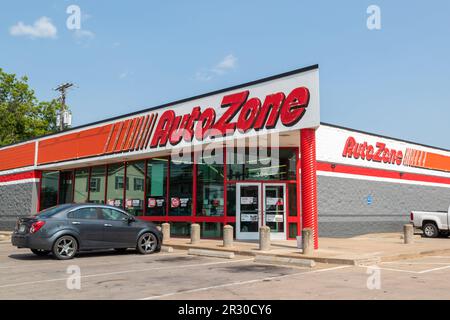 Bloomsburg, Usa. 21. Mai 2023. Außenansicht eines AutoZone Autoteile-Ladens in Bloomsburg. Kredit: SOPA Images Limited/Alamy Live News Stockfoto