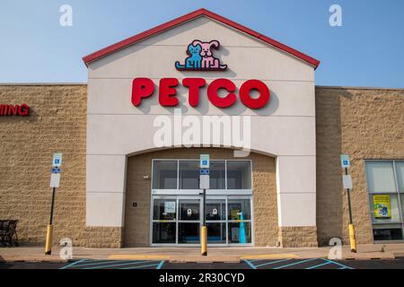 Bloomsburg, Usa. 21. Mai 2023. Außenansicht eines Petco-Ladens in Bloomsburg. Kredit: SOPA Images Limited/Alamy Live News Stockfoto