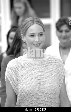 Cannes, Frankreich. 21. Mai 2023. CANNES, Frankreich auf der 21. MAI 2023; Jennifer Lawrence nimmt am 21. Mai 2023 am 76. Filmfestival von Cannes im Palais des Festivals in Cannes, Frankreich, an der Fotokonferenz „Bread and Roses“ Teil. Foto und Copyright Thierry CARPICO/ATP images (CARPICO Thierry/ATP/SPP). Kredit: SPP Sport Press Photo. Alamy Live News Stockfoto