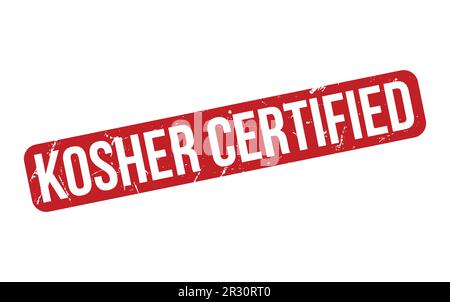 Kosher-Zertifizierter Dichtungsvektor Für Gummistempel Stock Vektor