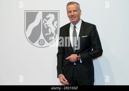 Köln, Deutschland. 16. Mai 2023. Henry Maske, Köln, Verleihung des Landespreises Nordrhein-Westfalen an die ehemalige Bundeskanzlerin Dr. Angela Merkel, 16. Mai 2023, Flora Köln. Kredit: dpa/Alamy Live News Stockfoto