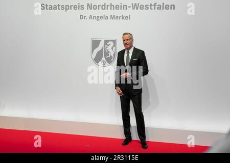 Köln, Deutschland. 16. Mai 2023. Henry Maske, Köln, Verleihung des Landespreises Nordrhein-Westfalen an die ehemalige Bundeskanzlerin Dr. Angela Merkel, 16. Mai 2023, Flora Köln. Kredit: dpa/Alamy Live News Stockfoto